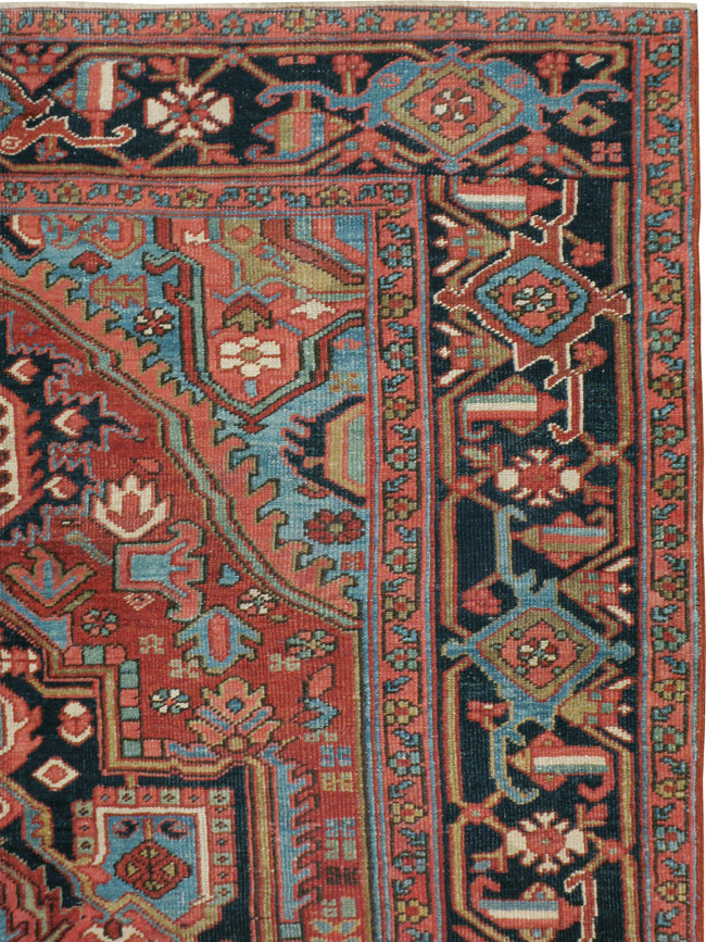 Antique Persian Heriz Carpet, No.21853 - Galerie Shabab