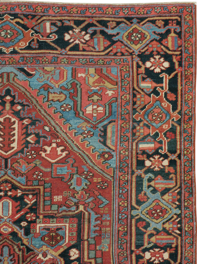 Antique Persian Heriz Carpet, No.21853 - Galerie Shabab