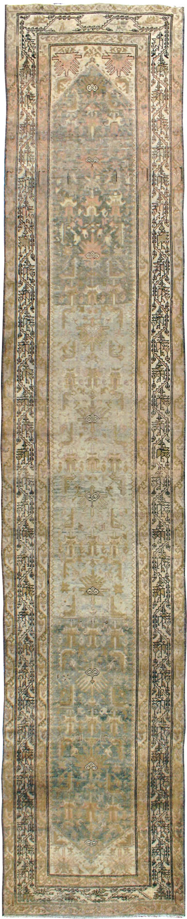 Vintage Persian Malayer Runner, No.21859 - Galerie Shabab