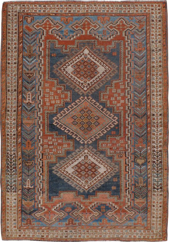 Antique Shiraz Rug, No.21866 - Galerie Shabab