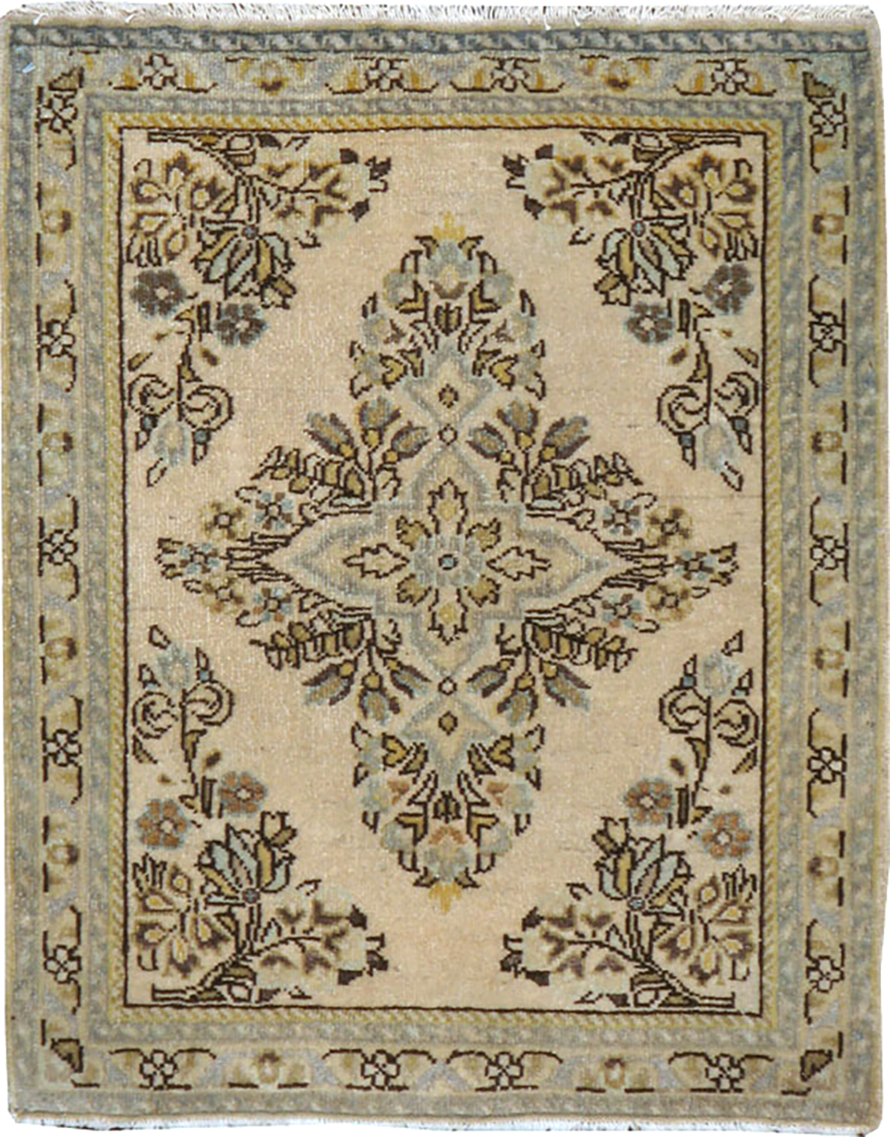 Vintage Persian Sarouk Rug, No.21877 - Galerie Shabab