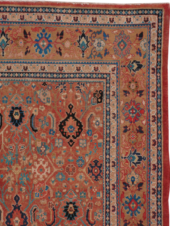 Antique Mahal Carpet, No.21879 - Galerie Shabab