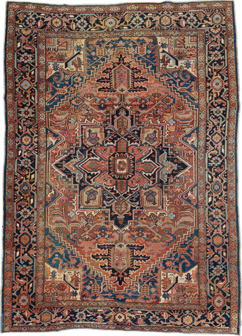 Antique Persian Heriz Carpet, No.21883 - Galerie Shabab