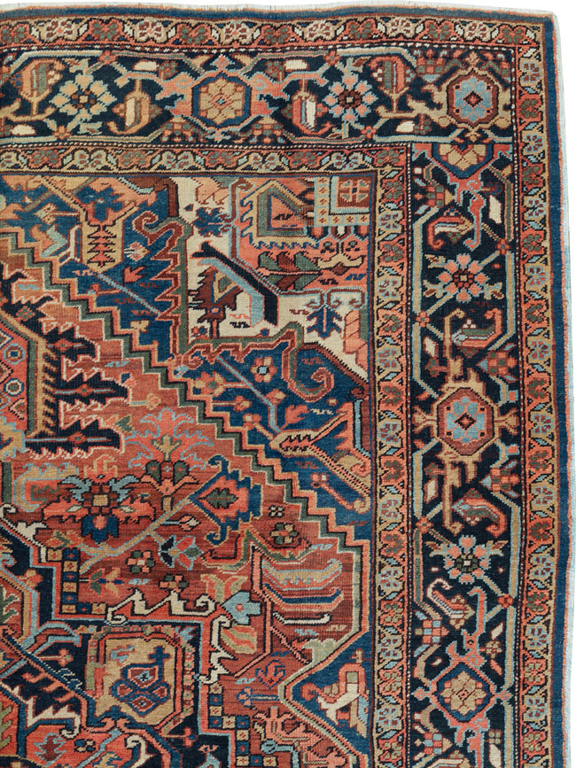 Antique Persian Heriz Carpet, No.21883 - Galerie Shabab