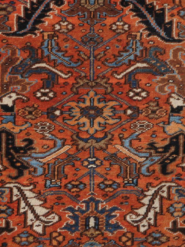 Antique Heriz Carpet, No.21884 - Galerie Shabab