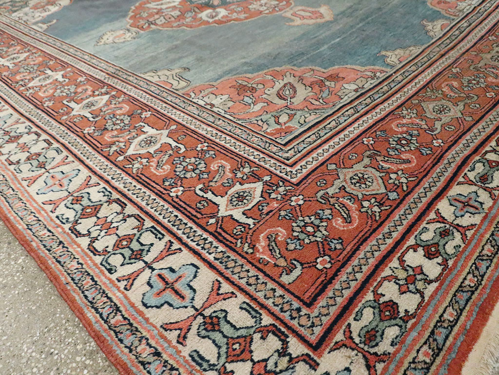 Antique Persian Dorokhsh Carpet, No.21886 - Galerie Shabab