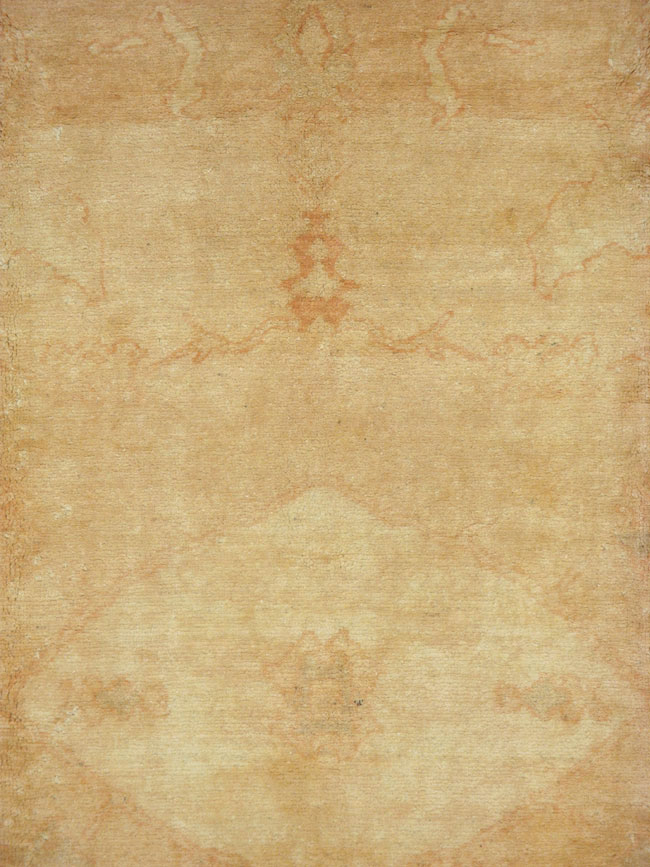 Antique Turkish Oushak Carpet, No.21891 - Galerie Shabab