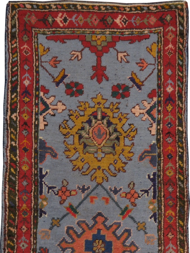Vintage Oushak Runner, No.21898 - Galerie Shabab
