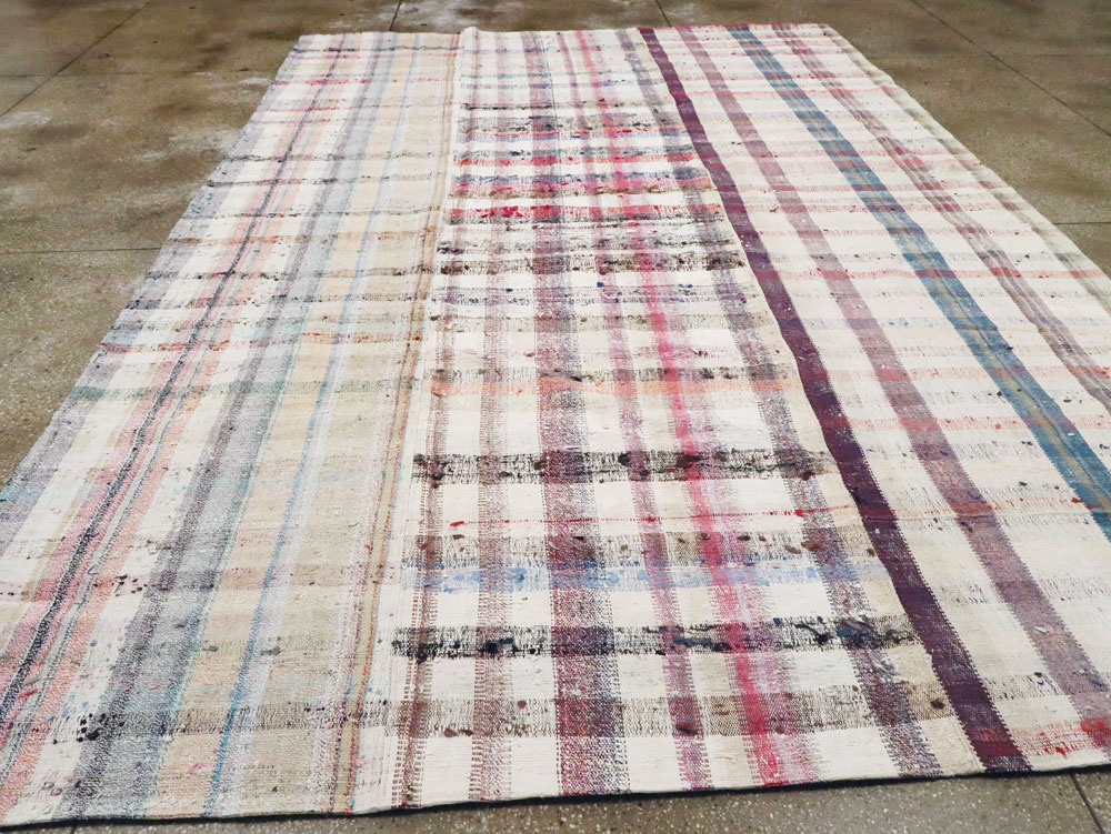 Vintage Turkish Flat-weave Kilim, No.21902 - Galerie Shabab