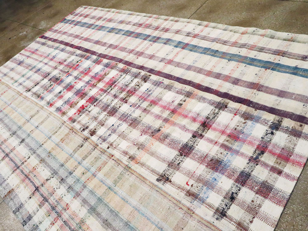 Vintage Turkish Flat-weave Kilim, No.21902 - Galerie Shabab