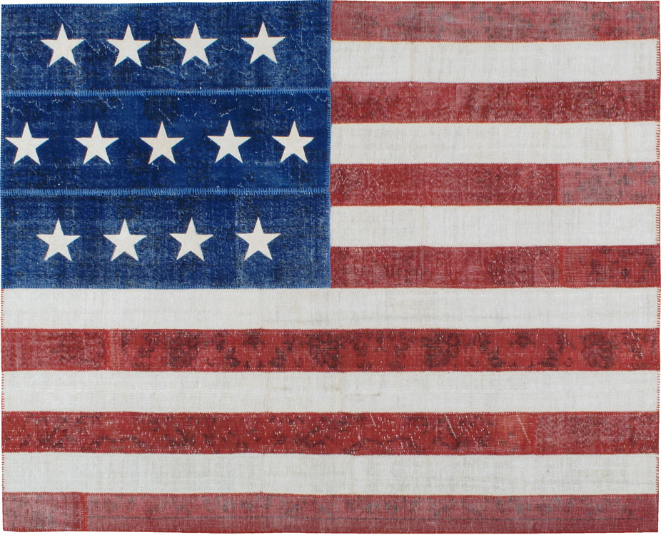 Vintage Anatolian Flag Rug, No.21907 - Galerie Shabab