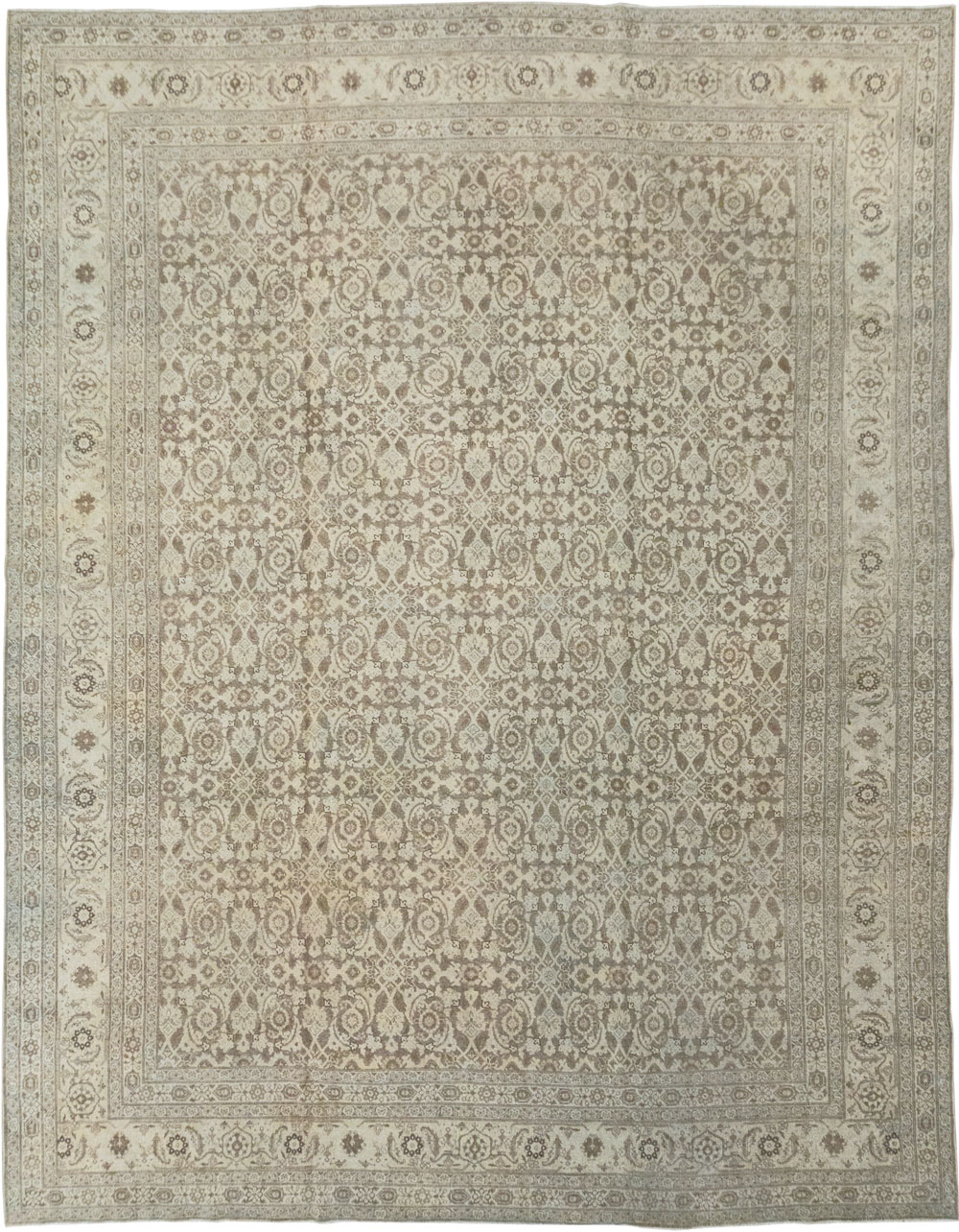 Antique Persian Tabriz Carpet, No.21910 - Galerie Shabab