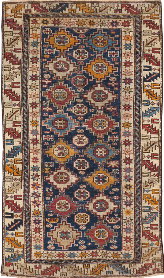 Antique Caucasian Shirvan Rug, No.21916 - Galerie Shabab