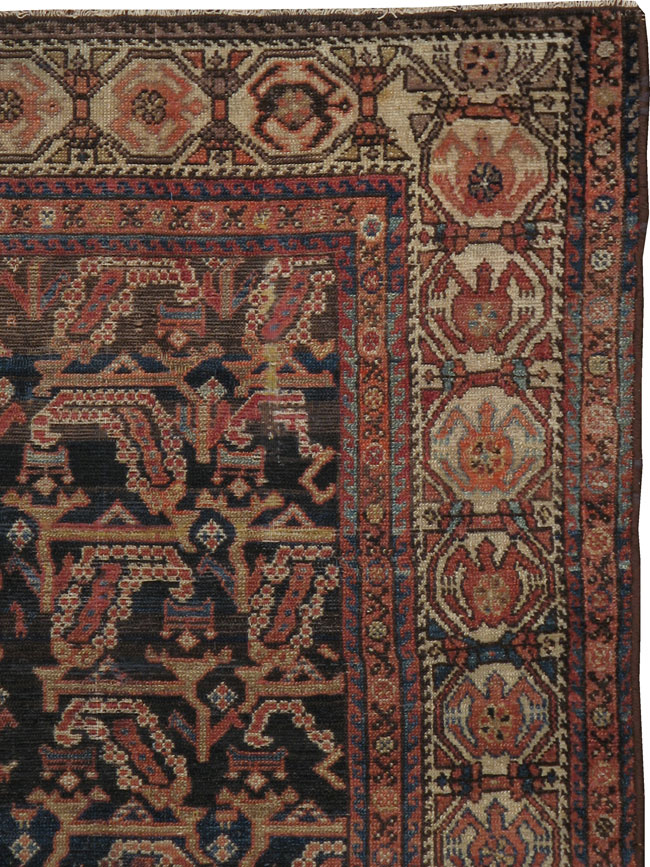 Antique Malayer Square Rug, No.21917 - Galerie Shabab