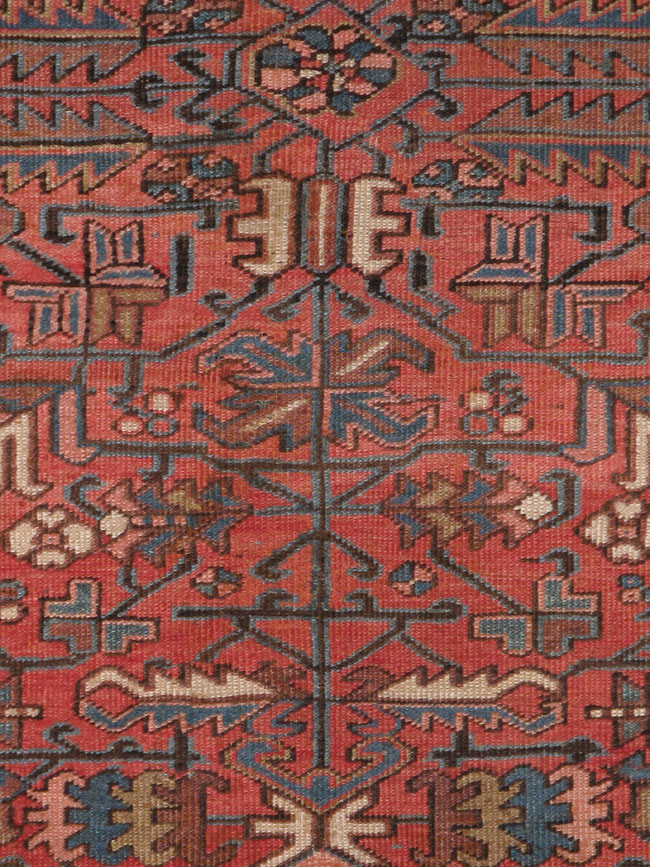 Antique Heriz Carpet, No.21918 - Galerie Shabab