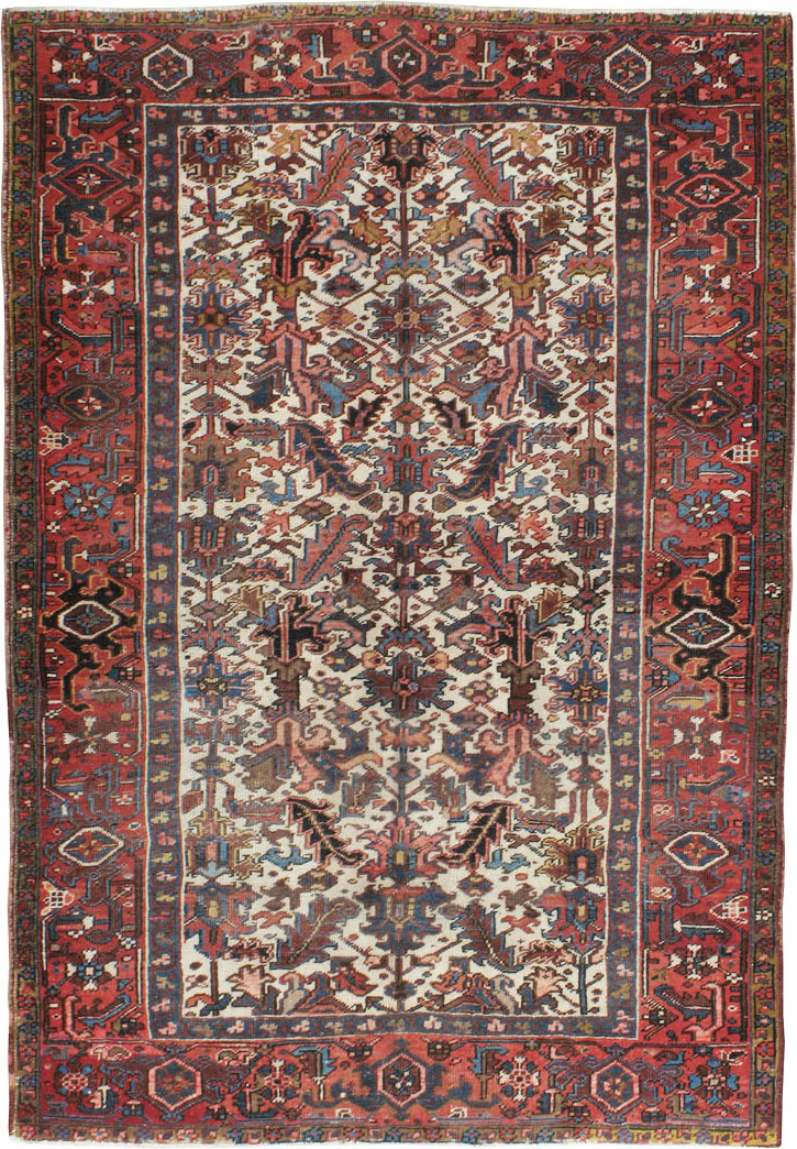 Vintage Persian Heriz Carpet, No.21919 - Galerie Shabab