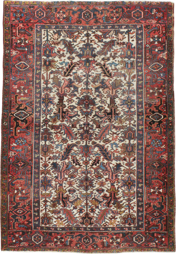 Vintage Persian Heriz Carpet, No.21919 - Galerie Shabab