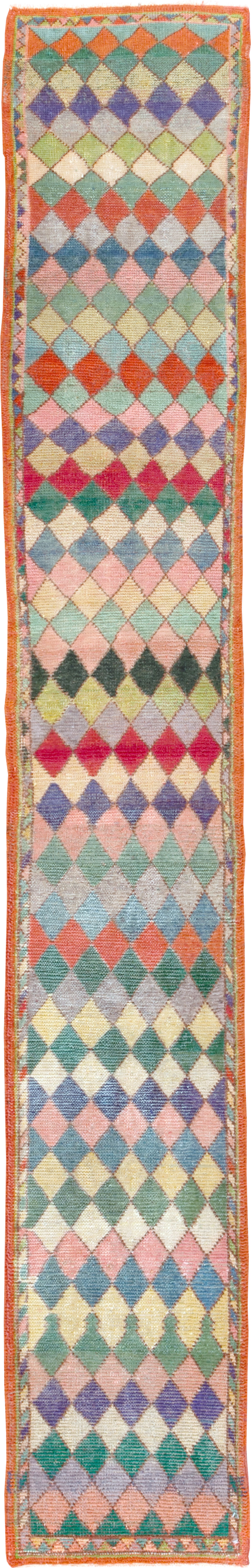 Vintage Turkish Anatolian Runner, No.21931 - Galerie Shabab