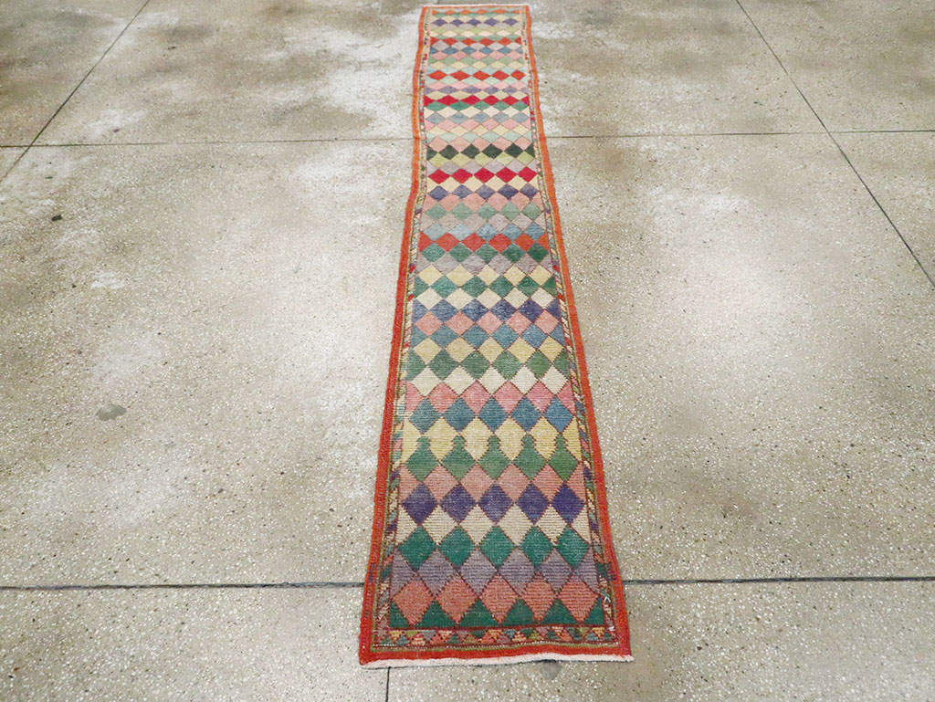 Vintage Turkish Anatolian Runner, No.21931 - Galerie Shabab