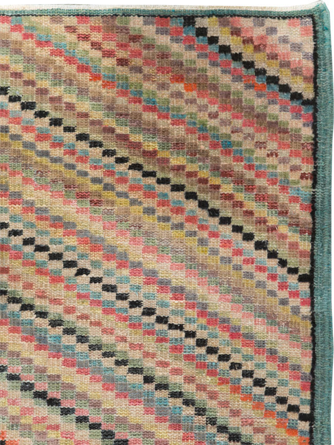 Vintage Turkish Anatolian Throw Rug, No.21933 - Galerie Shabab