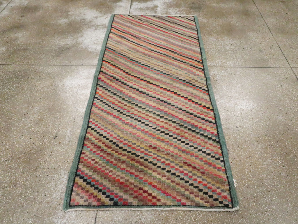 Vintage Turkish Anatolian Throw Rug, No.21933 - Galerie Shabab