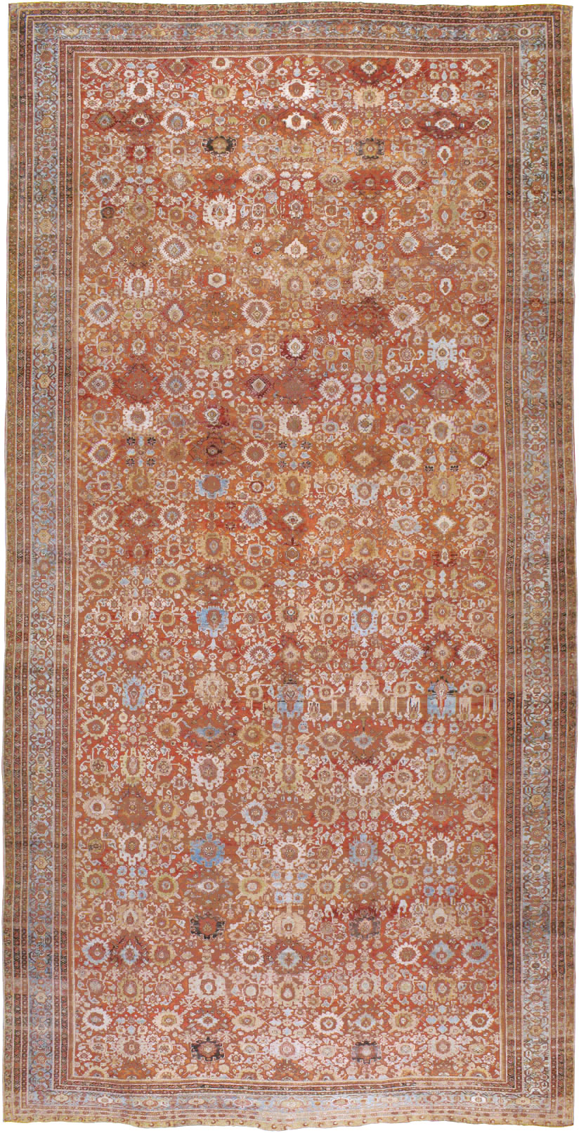 Antique Persian Mahal Carpet, No.21939 - Galerie Shabab