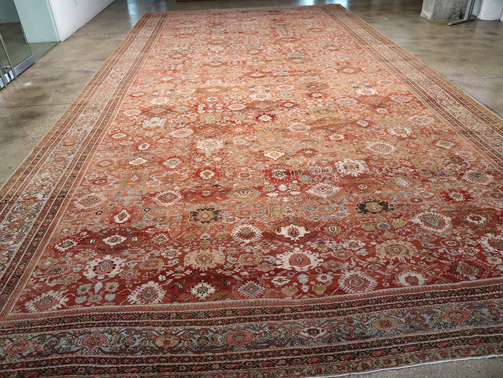 Antique Persian Mahal Carpet, No.21939 - Galerie Shabab