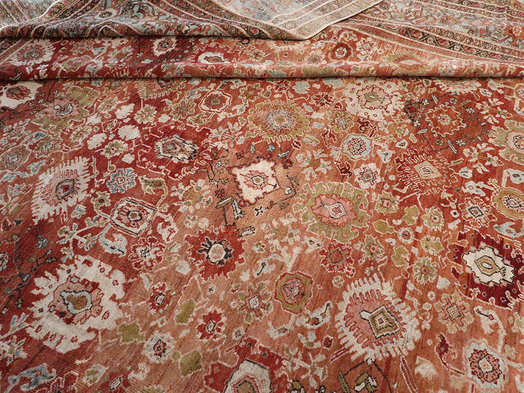 Antique Persian Mahal Carpet, No.21939 - Galerie Shabab