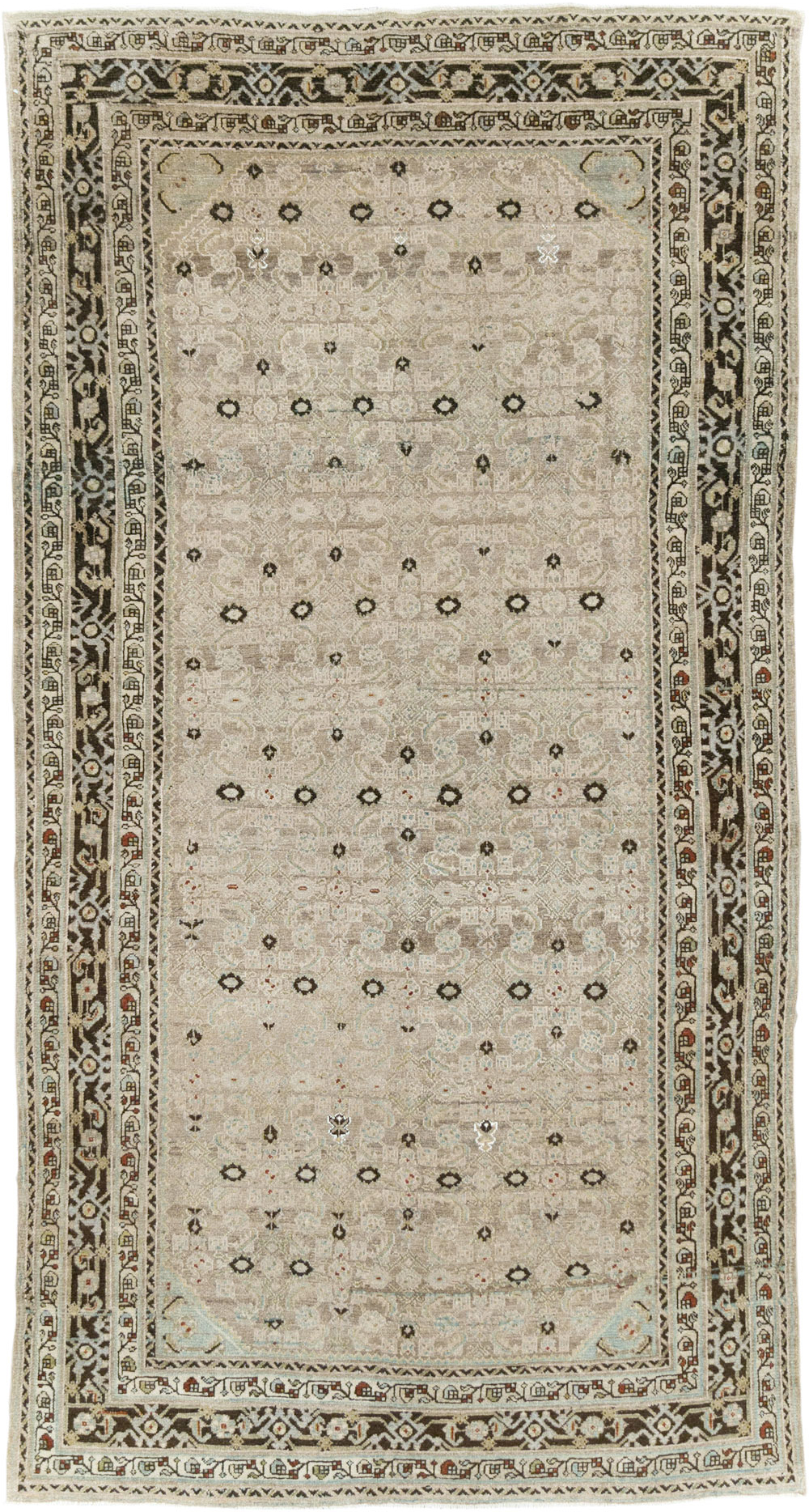Vintage Persian Malayer Gallery Rug, No.21941 - Galerie Shabab
