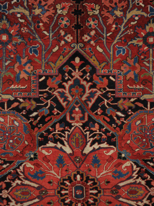 Vintage Heriz Carpet, No.21955 - Galerie Shabab