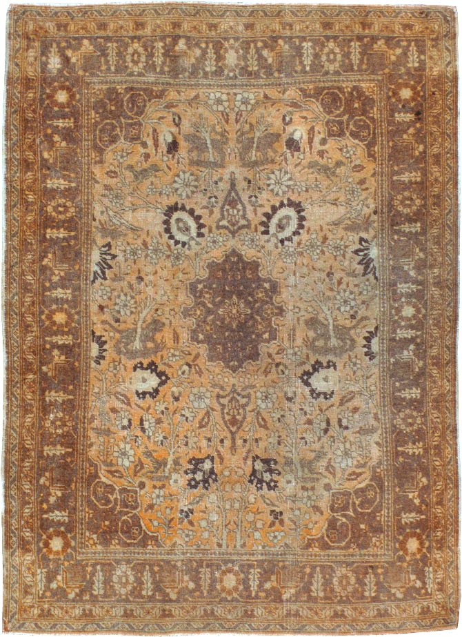 Antique Persian Tabriz Rug, No.21956 - Galerie Shabab