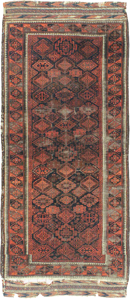 Antique Persian Baluch Rug, No.21961 - Galerie Shabab
