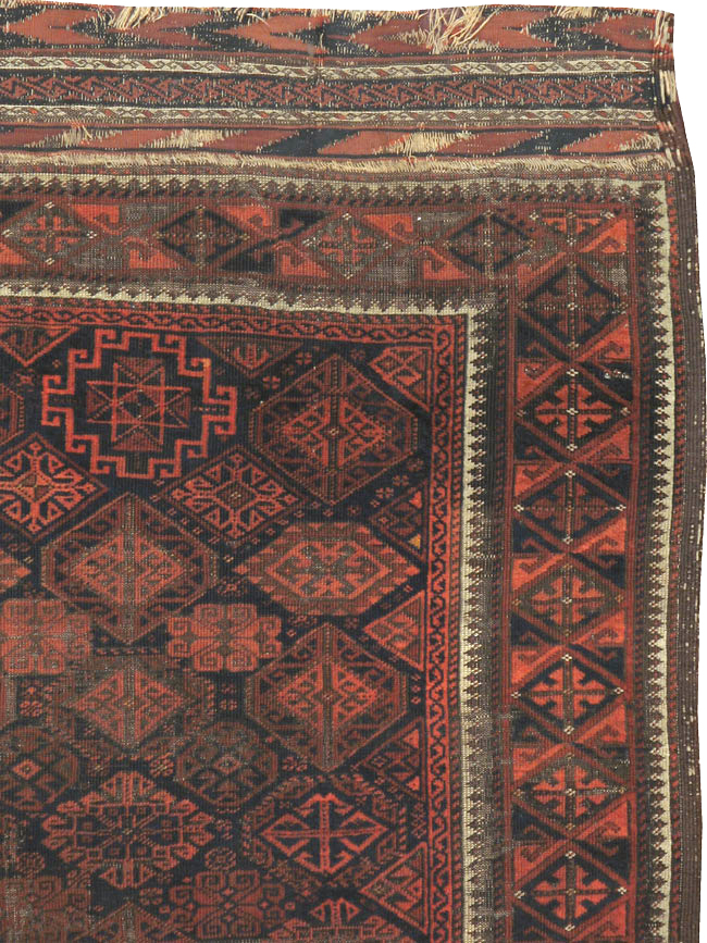 Antique Persian Baluch Rug, No.21961 - Galerie Shabab