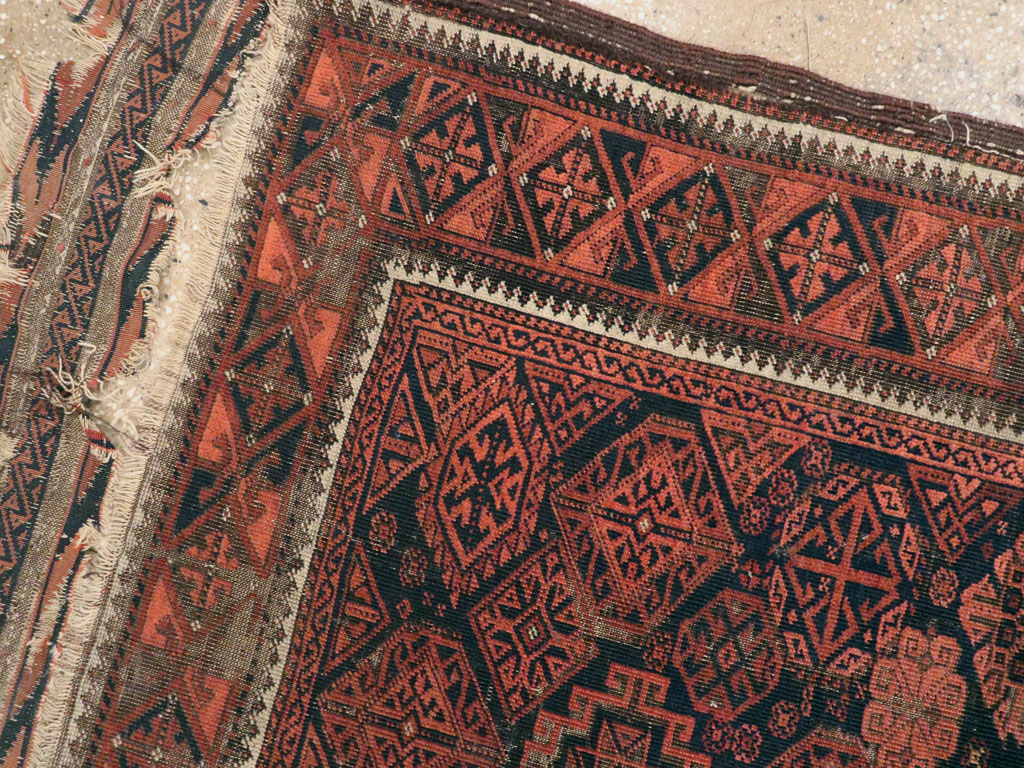 Antique Persian Baluch Rug, No.21961 - Galerie Shabab
