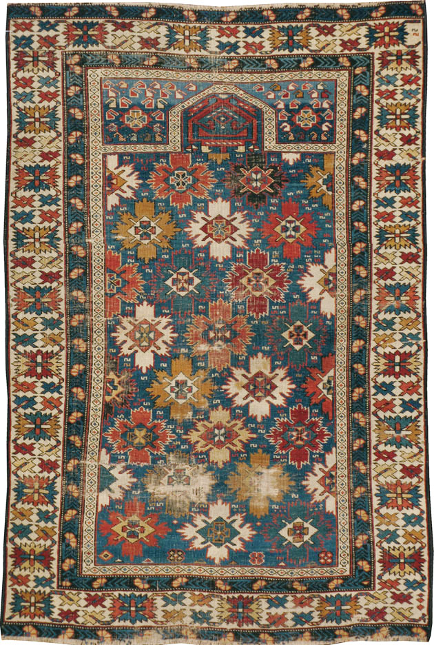 Antique Caucasian Shirvan Rug, No.21965 - Galerie Shabab