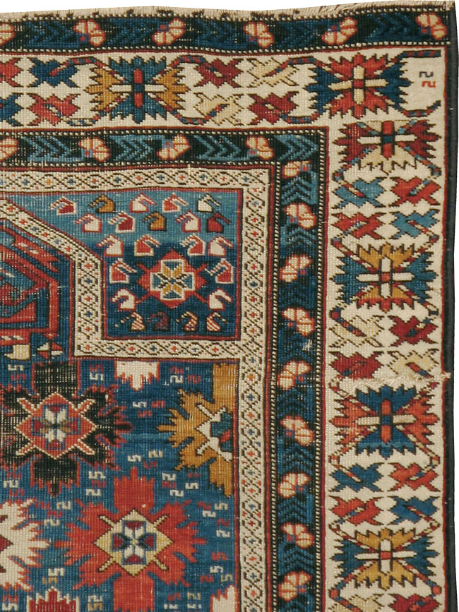 Antique Caucasian Shirvan Rug, No.21965 - Galerie Shabab
