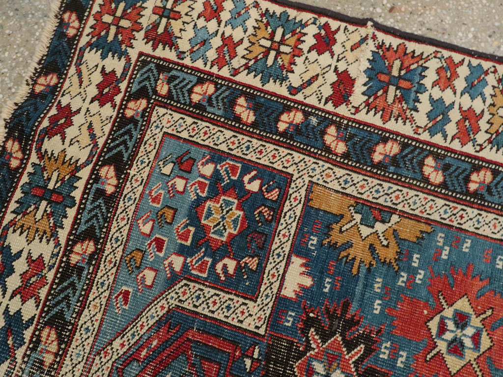 Antique Caucasian Shirvan Rug, No.21965 - Galerie Shabab