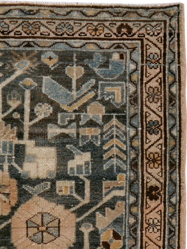 Vintage Persian Malayer Rug, No.21975 - Galerie Shabab