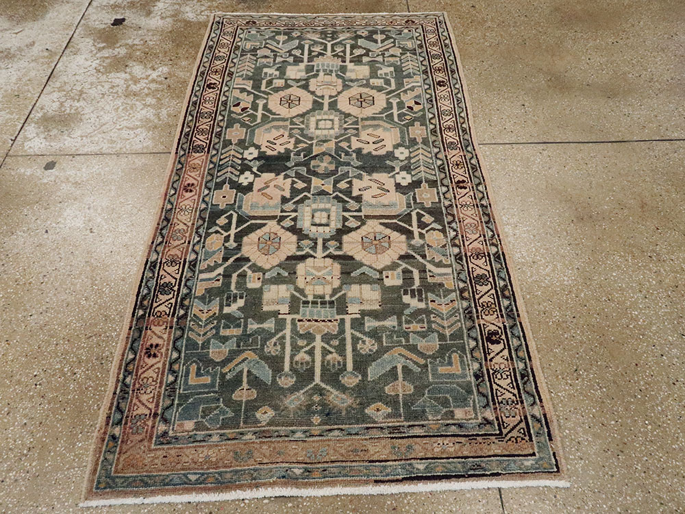 Vintage Persian Malayer Rug, No.21975 - Galerie Shabab