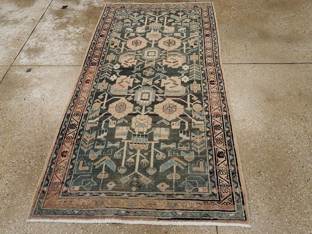 Vintage Persian Malayer Rug, No.21975 - Galerie Shabab