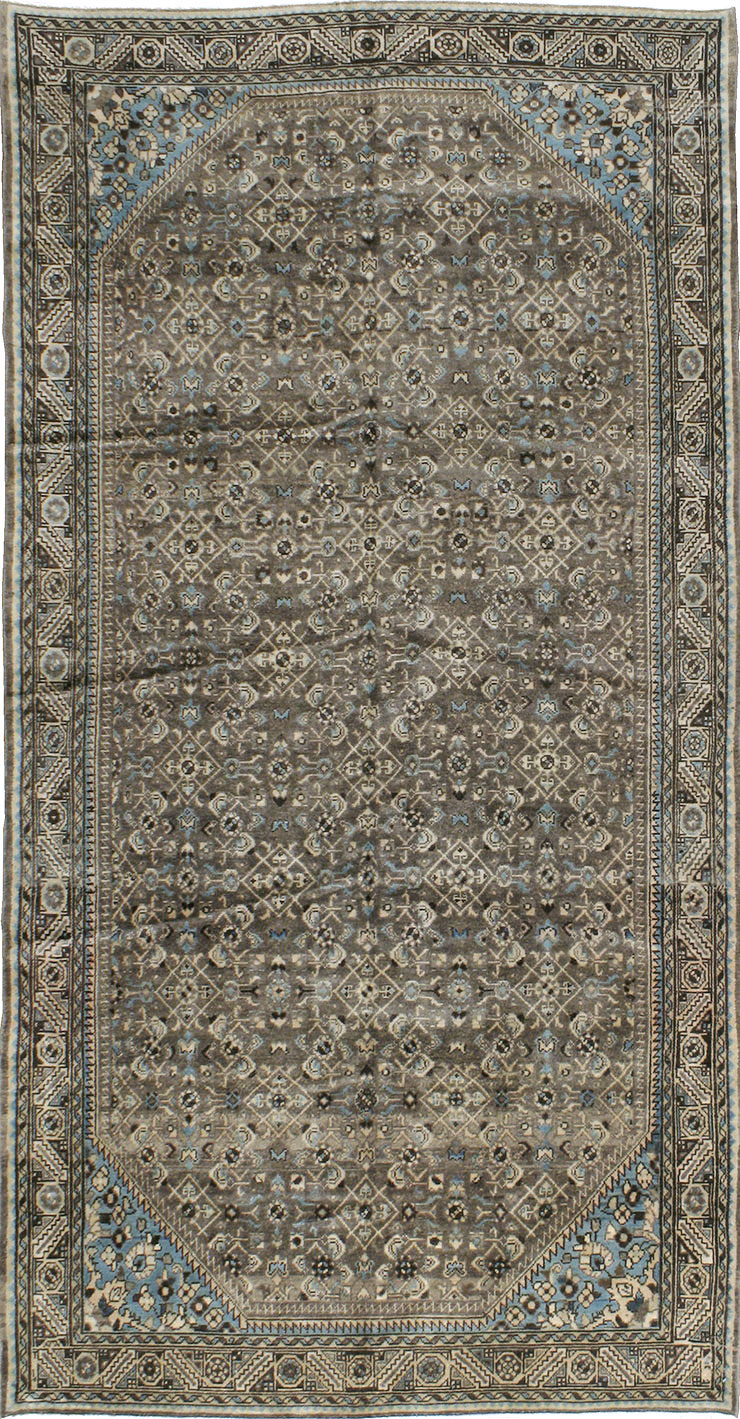 Vintage Persian Malayer Gallery Rug, No.21978 - Galerie Shabab