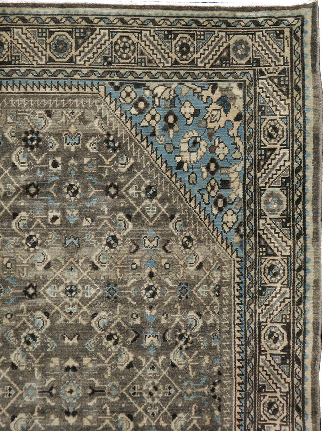 Vintage Persian Malayer Gallery Rug, No.21978 - Galerie Shabab