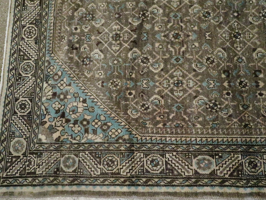 Vintage Persian Malayer Gallery Rug, No.21978 - Galerie Shabab