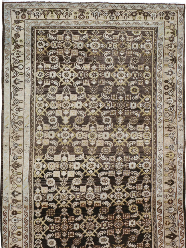 Vintage Persian Malayer Runner, No.21994 - Galerie Shabab