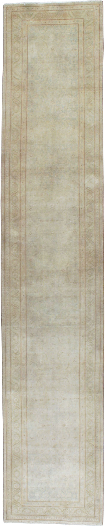 Antique Persian Tabriz Runner, No.22003 - Galerie Shabab