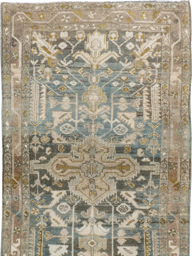 Vintage Persian Malayer Runner, No.22005 - Galerie Shabab