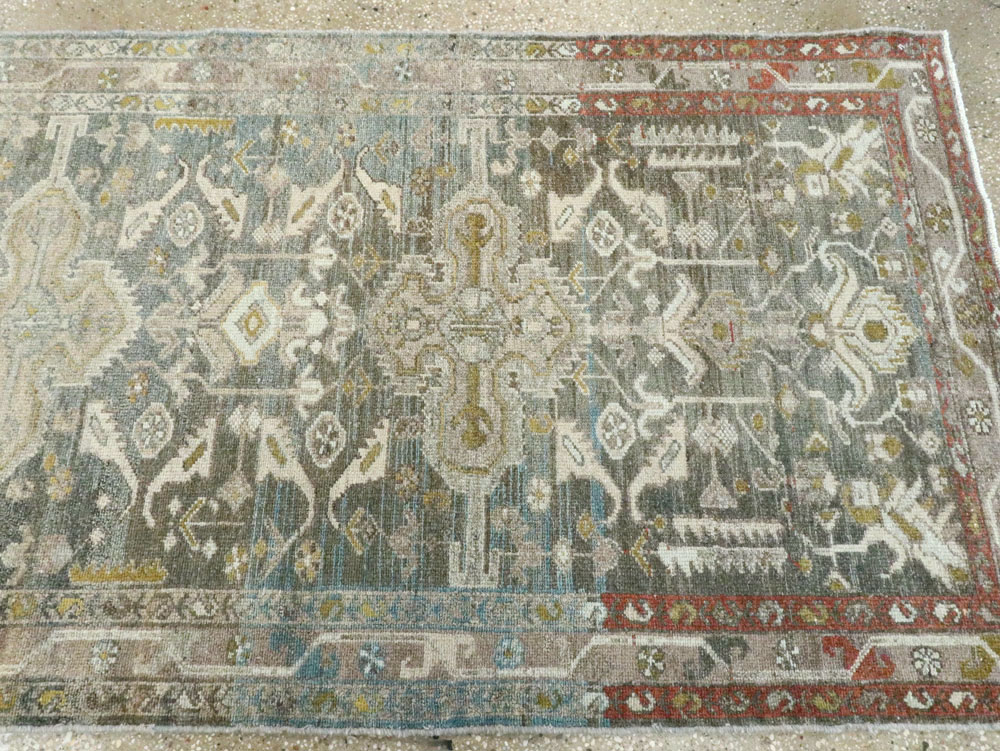 Vintage Persian Malayer Runner, No.22005 - Galerie Shabab