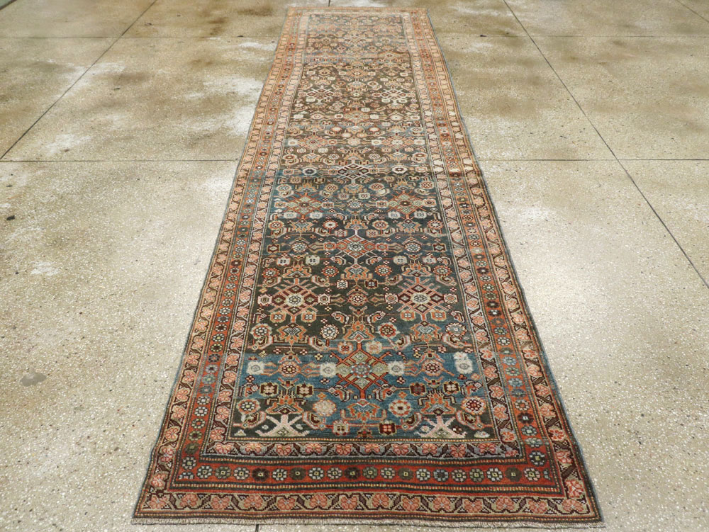 Antique Persian Bidjar Runner, No.22007 - Galerie Shabab