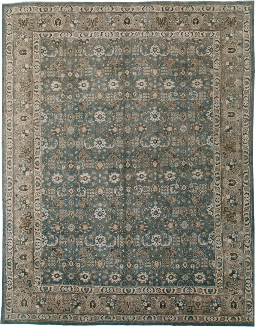 Antique Persian Tabriz Carpet, No.22008 - Galerie Shabab