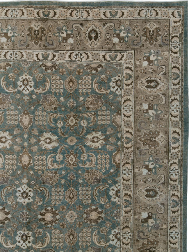 Antique Persian Tabriz Carpet, No.22008 - Galerie Shabab